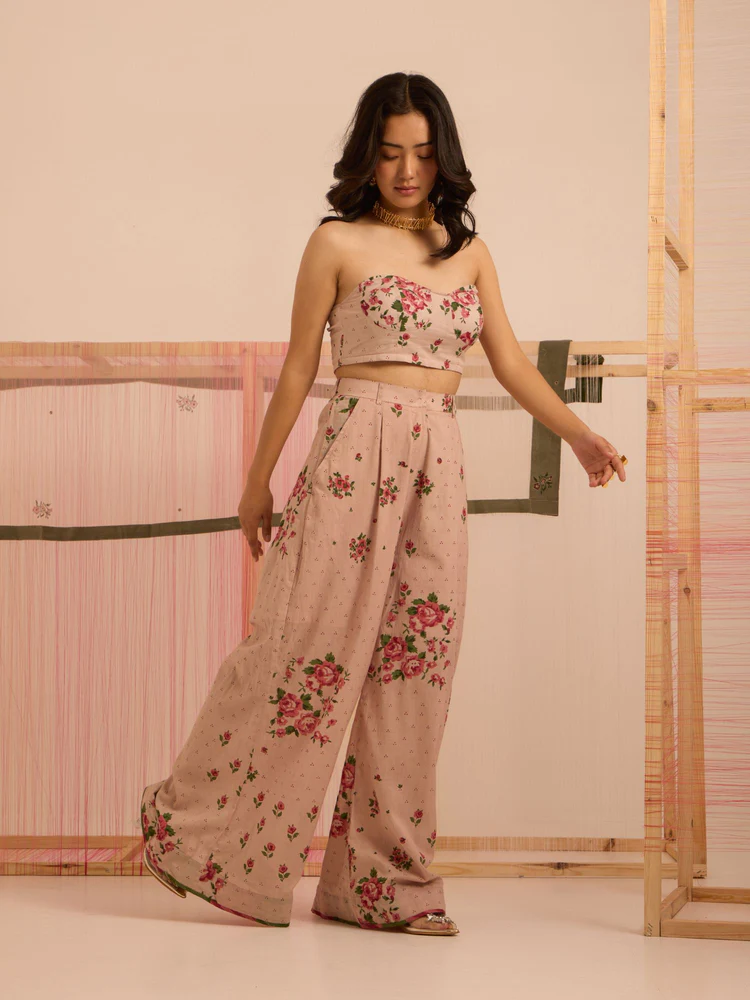 Gulabi Nazara Corset & Pant Set